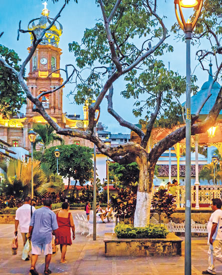 Plaza principal de Puerto Vallarta